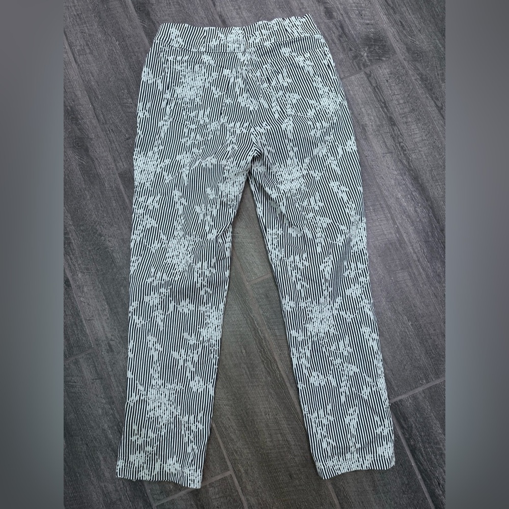Robell Modell Bella 09 Skinny Legging Pants Black White Print Women’s 4 Stretch